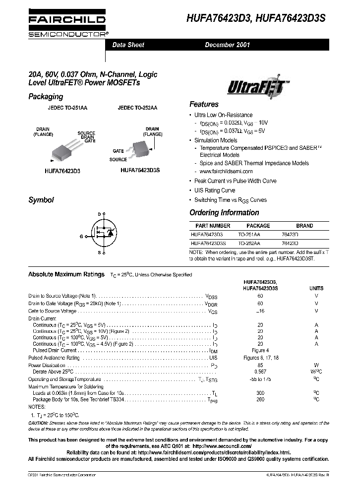 HUFA76423D3S_364928.PDF Datasheet