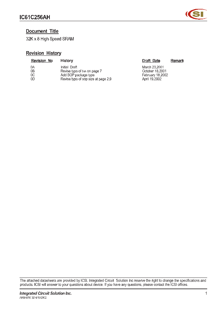 IC61C256AH_129421.PDF Datasheet