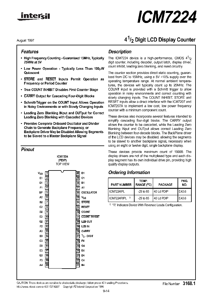 ICM7224_359909.PDF Datasheet