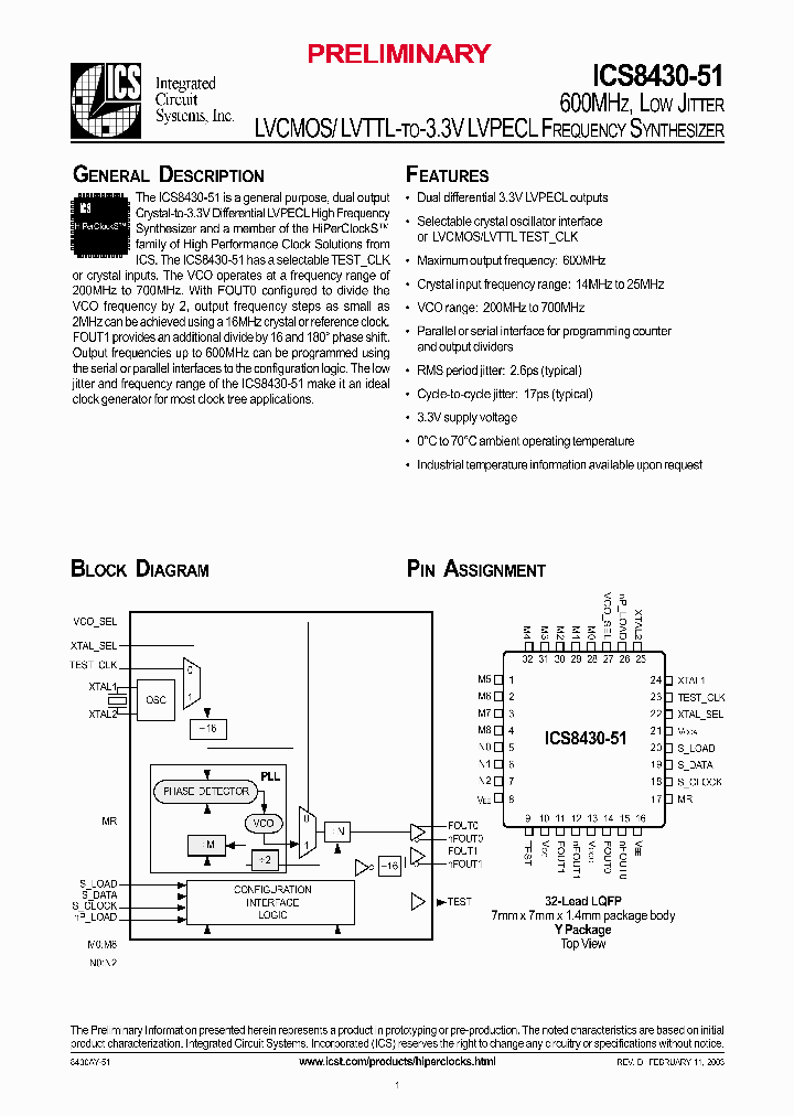 ICS8430-51_316630.PDF Datasheet