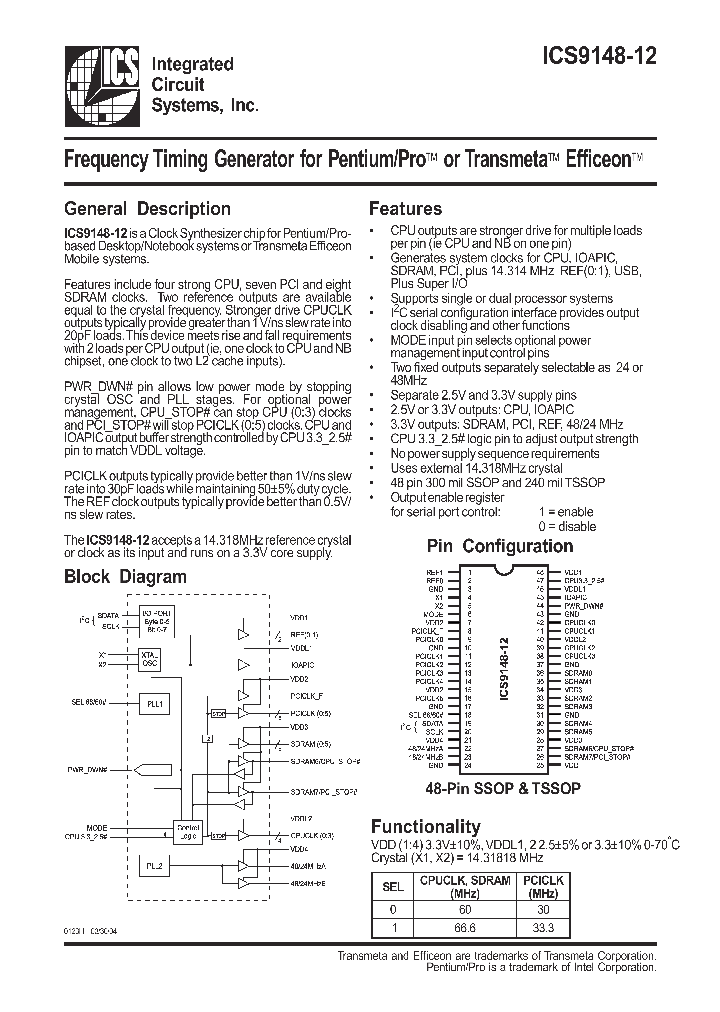 ICS9148-12_314339.PDF Datasheet