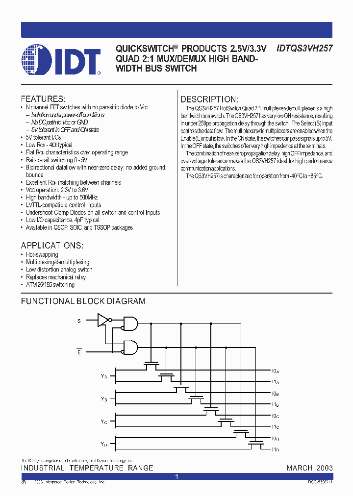 IDTQS3VH257_189515.PDF Datasheet