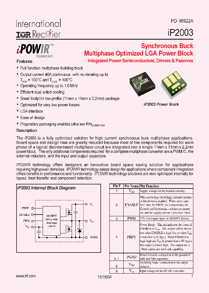 IP2003NBSP_311611.PDF Datasheet
