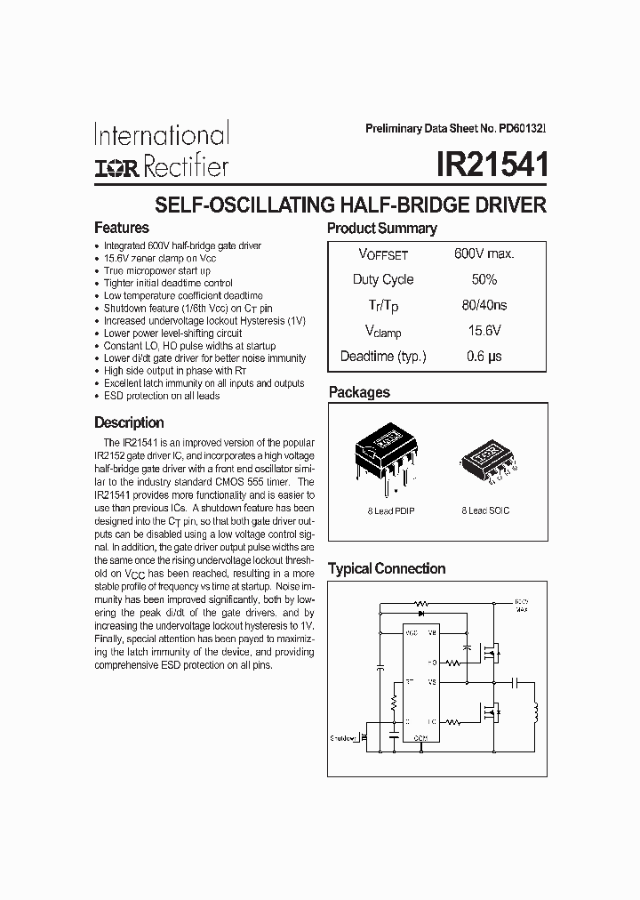 IR21541_333603.PDF Datasheet