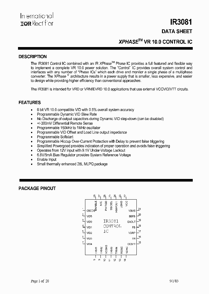 IR3081_337770.PDF Datasheet