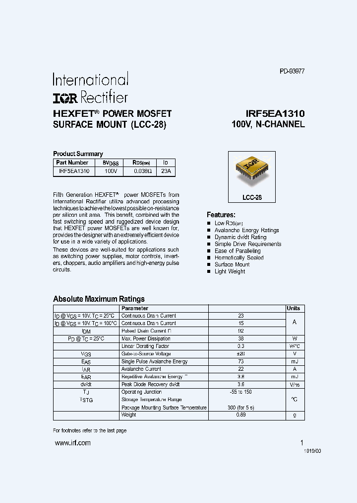 IRF5EA1310_309953.PDF Datasheet