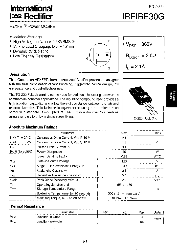 IRFIBE30G_331490.PDF Datasheet