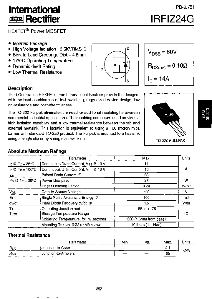 IRFIZ24G_314998.PDF Datasheet