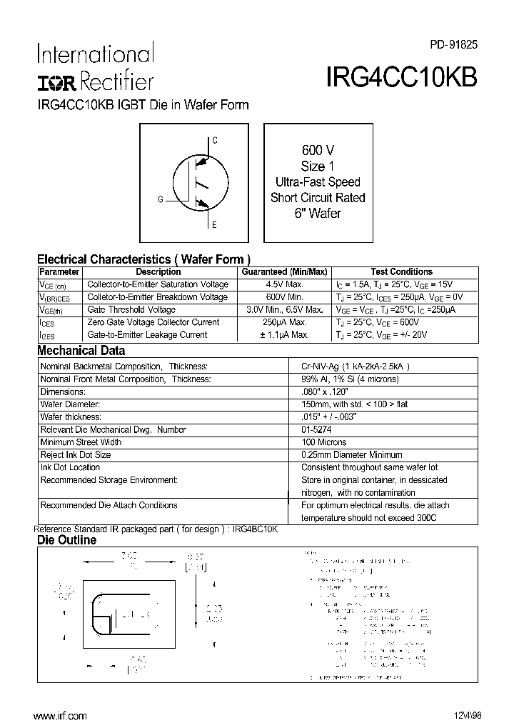 IRG4CC10KB_187487.PDF Datasheet