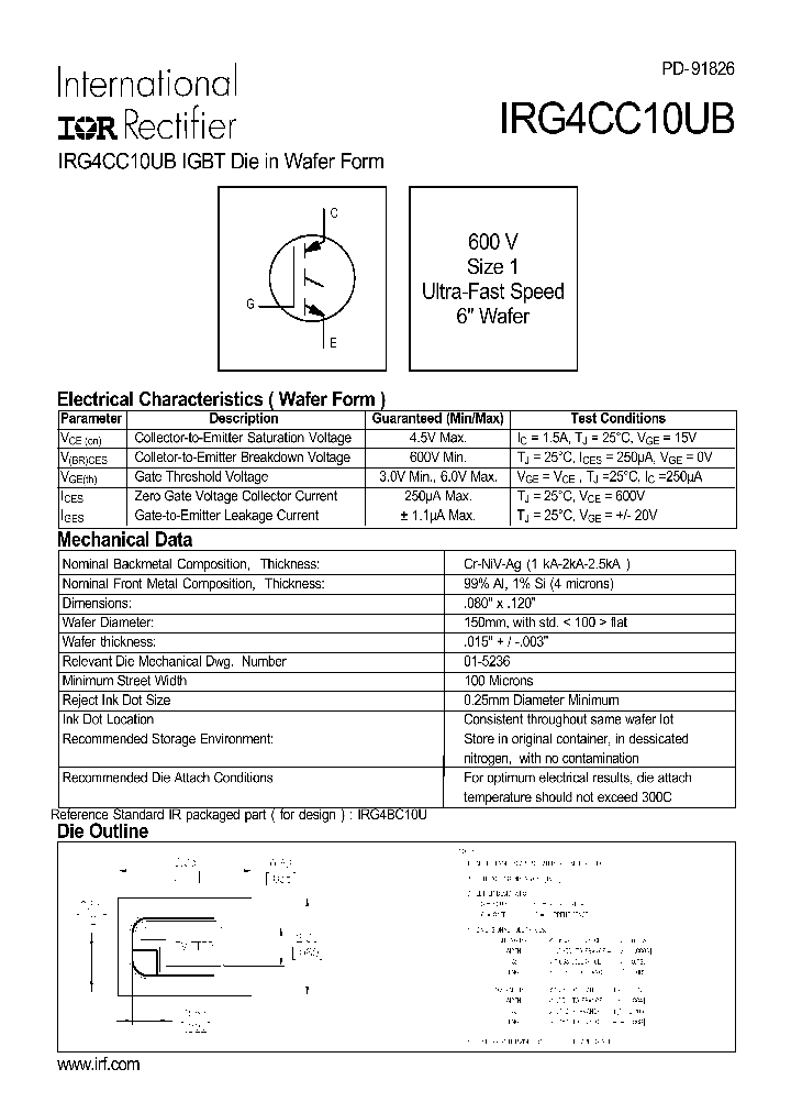 IRG4CC10UB_187485.PDF Datasheet