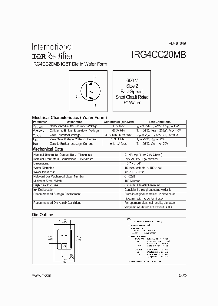 IRG4CC20MB_187482.PDF Datasheet