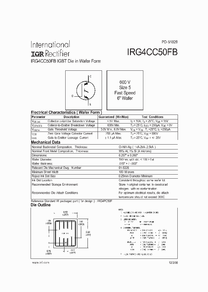 IRG4CC50FB_187469.PDF Datasheet