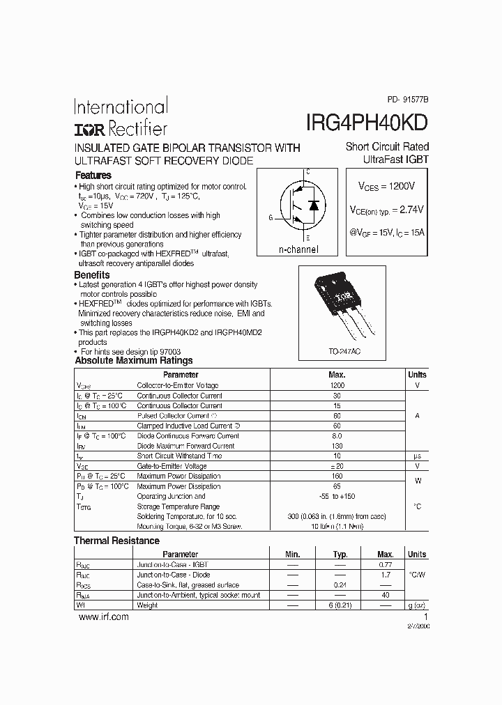 IRG4PH40KD_202734.PDF Datasheet