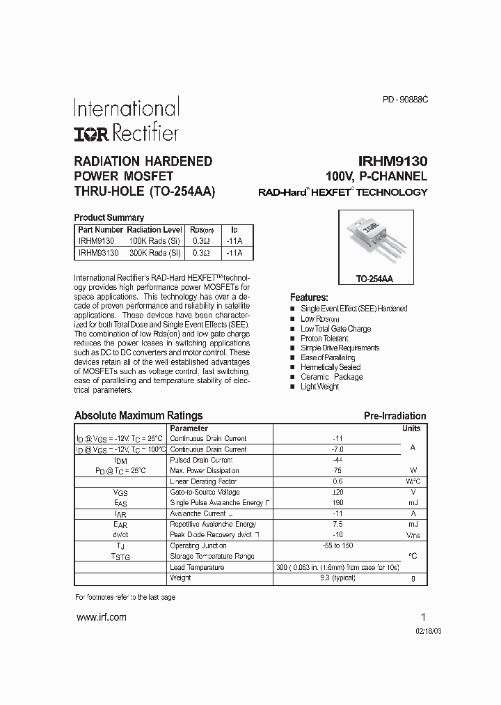 IRHM93130_325845.PDF Datasheet