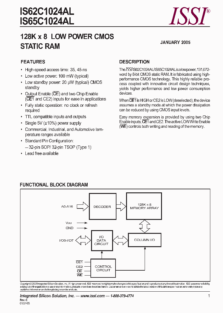 IS62C1024AL_339603.PDF Datasheet