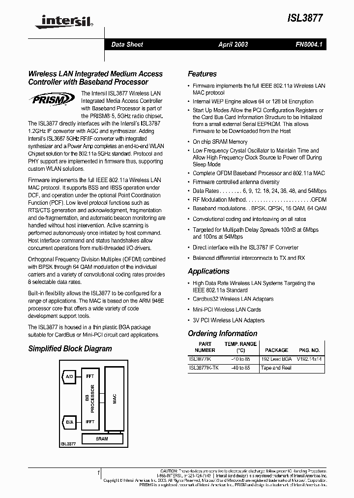 ISL3877IK_196767.PDF Datasheet