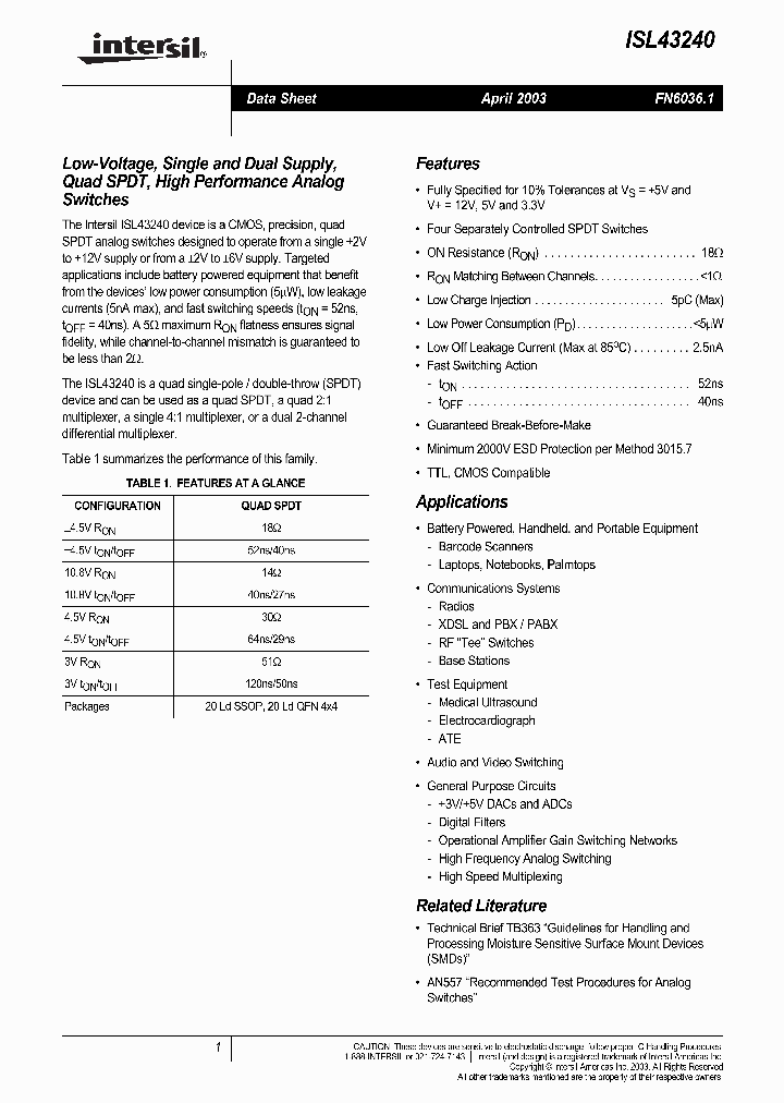ISL43240_311292.PDF Datasheet
