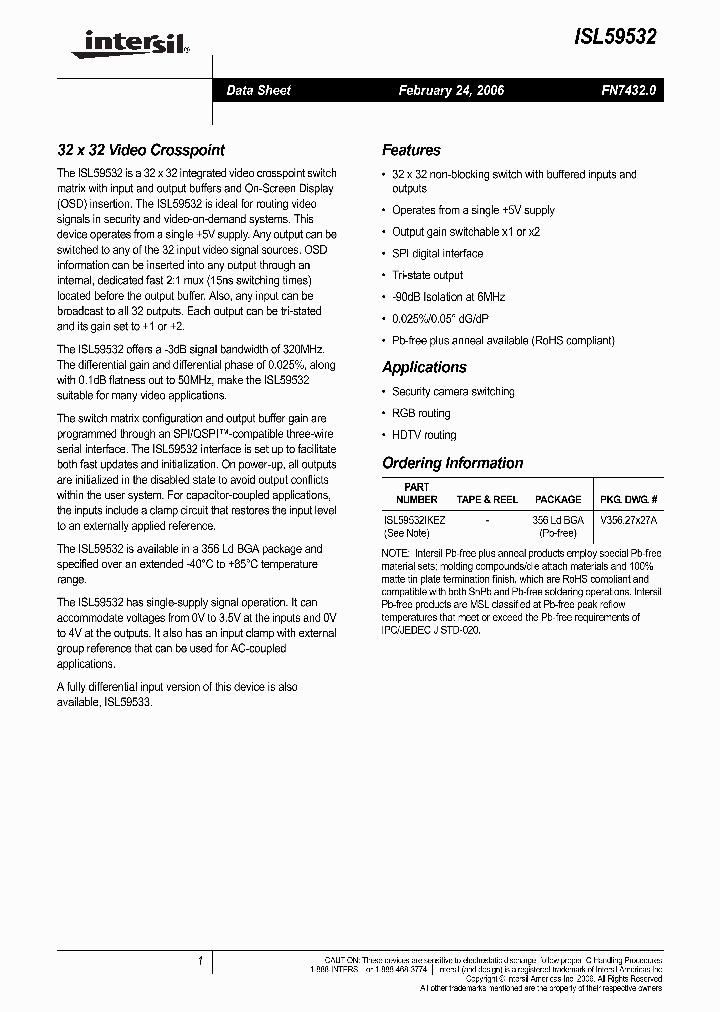 ISL59532_326819.PDF Datasheet