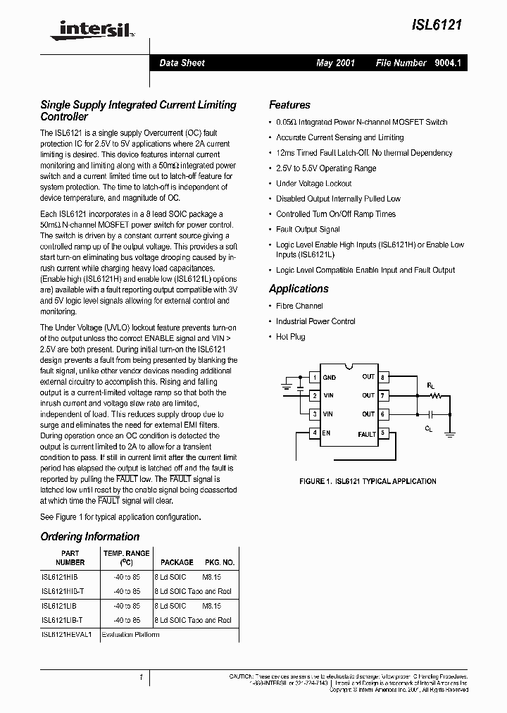 ISL6121HEV_231697.PDF Datasheet