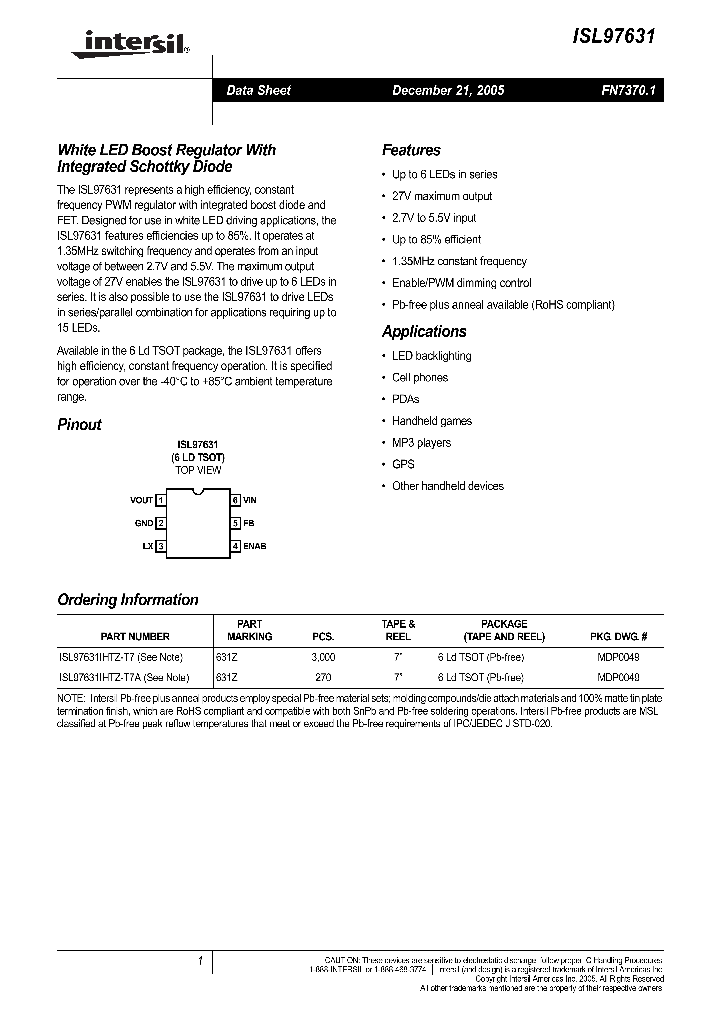 ISL97631_343044.PDF Datasheet