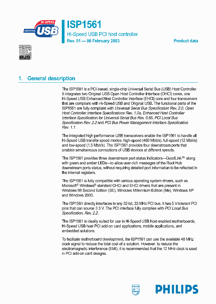 ISP1561_369725.PDF Datasheet