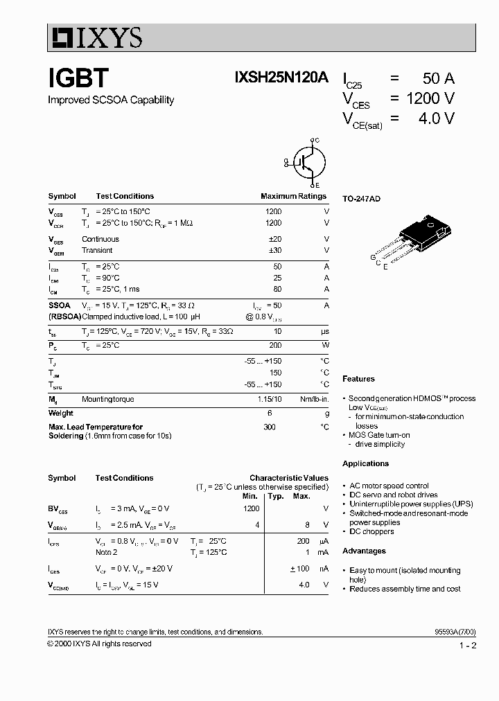 IXSH25N120A_357054.PDF Datasheet