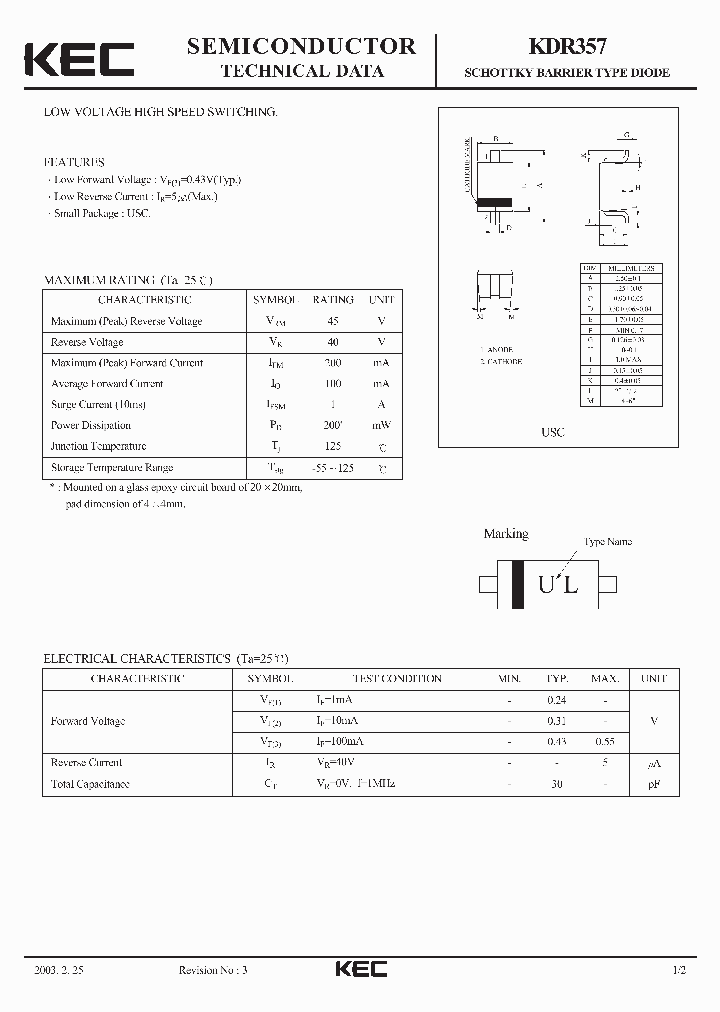 KDR357_371551.PDF Datasheet