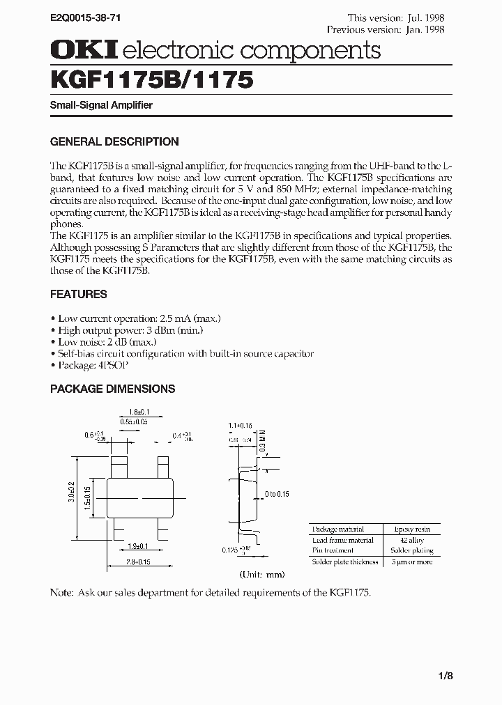 KGF1175_363805.PDF Datasheet