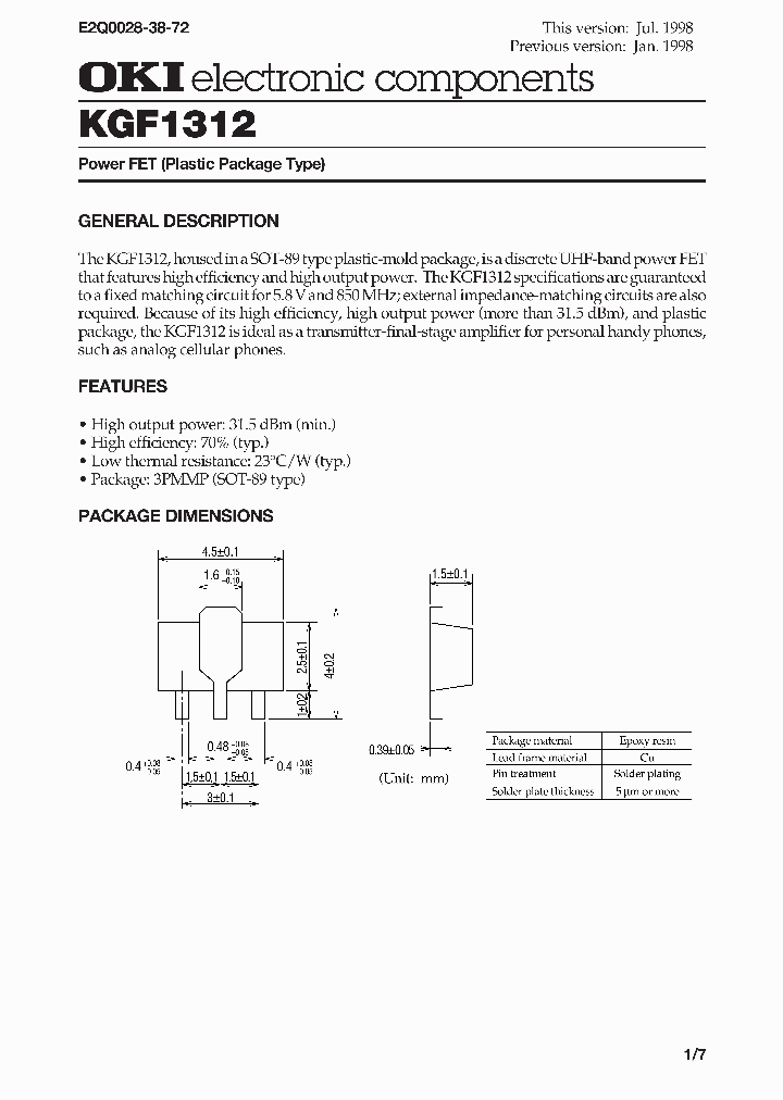 KGF1312_351275.PDF Datasheet