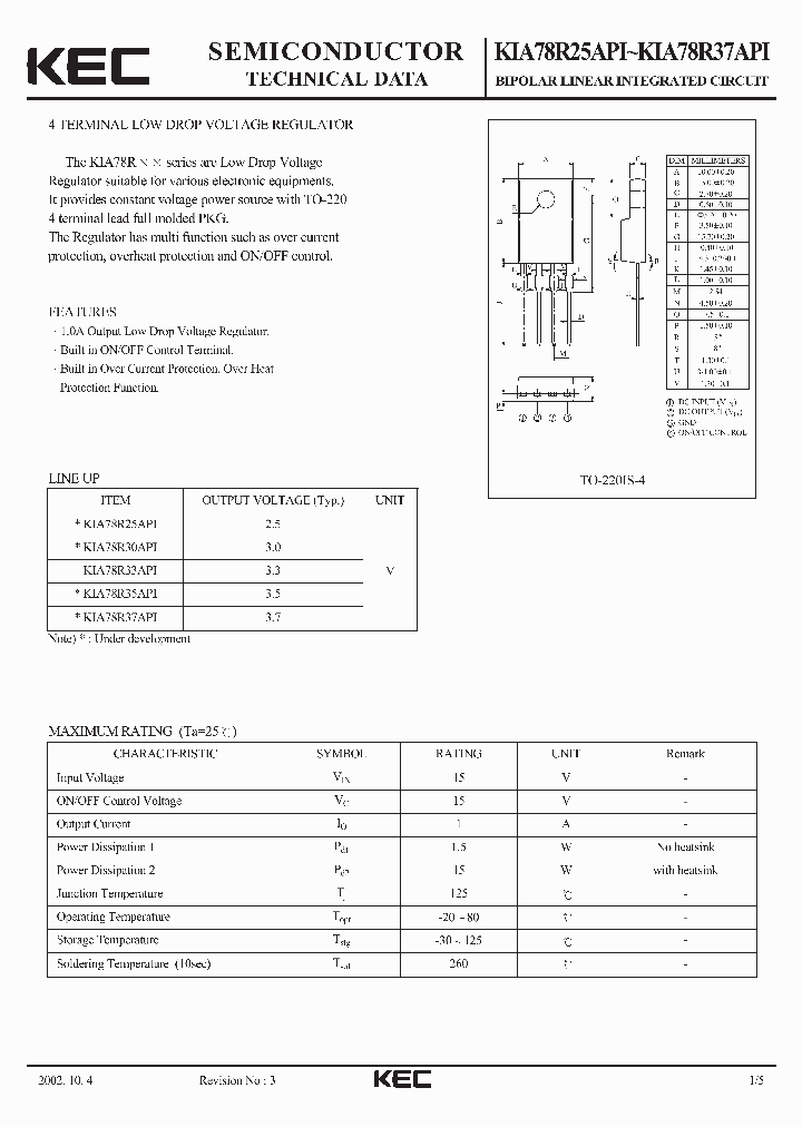 KIA78R30API_376502.PDF Datasheet