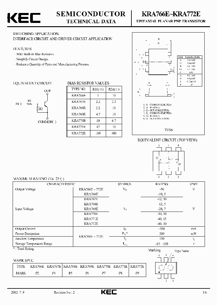 KRA772E_340940.PDF Datasheet
