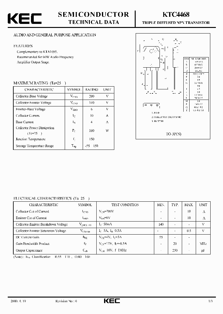 KTC4468_359072.PDF Datasheet