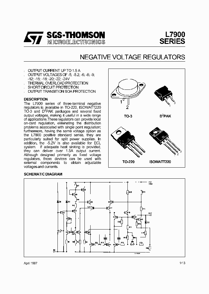 L7900SERIES_201432.PDF Datasheet