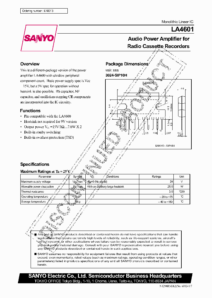 LA4601_339670.PDF Datasheet
