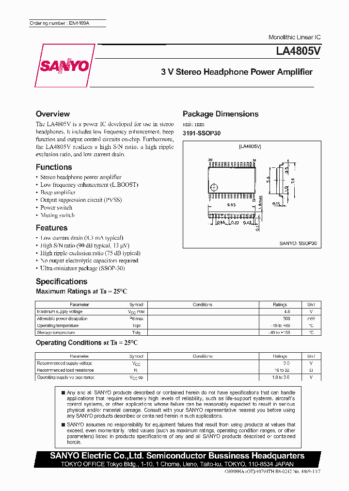 LA4805V_322044.PDF Datasheet