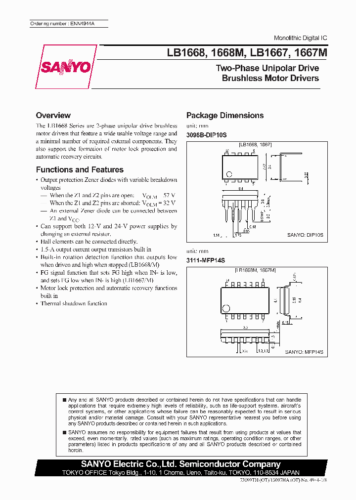LB1668M_323424.PDF Datasheet