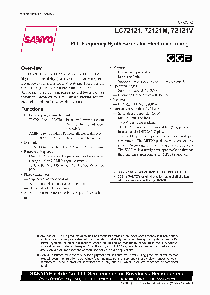 LC72121V_313109.PDF Datasheet