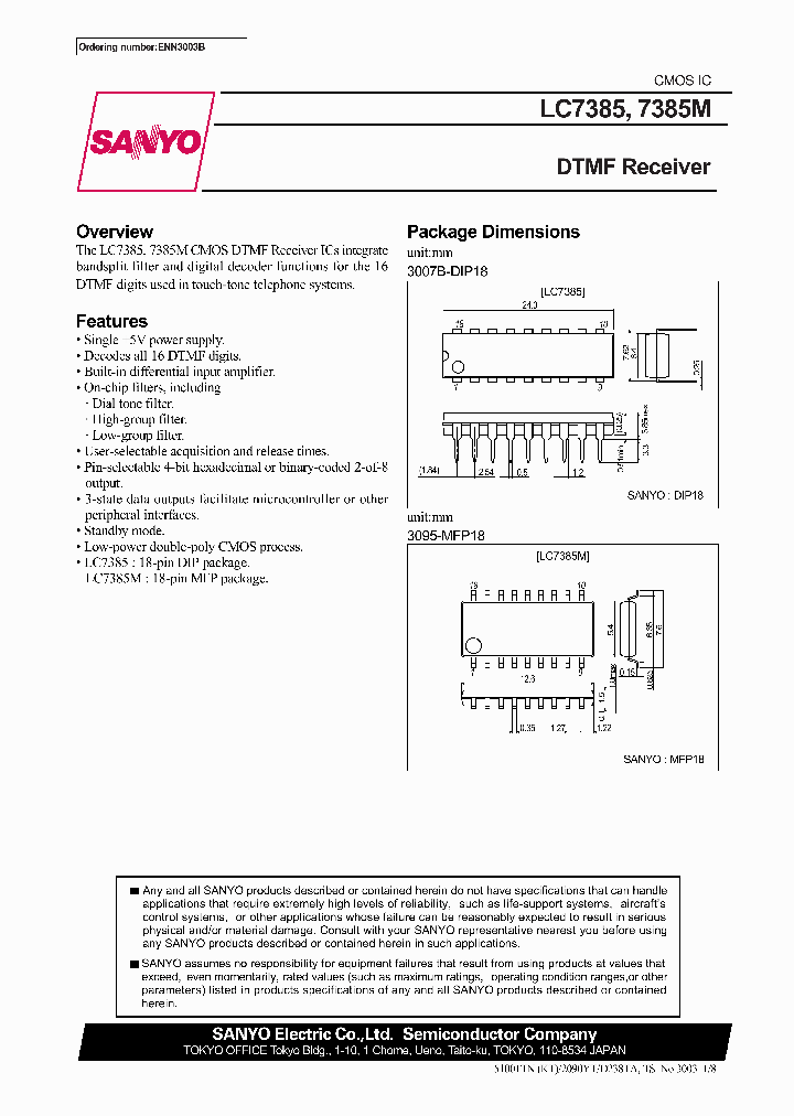 LC7385M_346975.PDF Datasheet