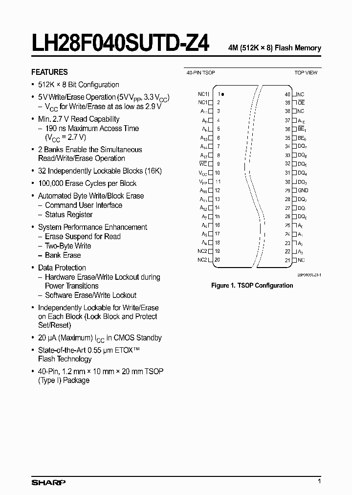 LH28F040SU_294094.PDF Datasheet