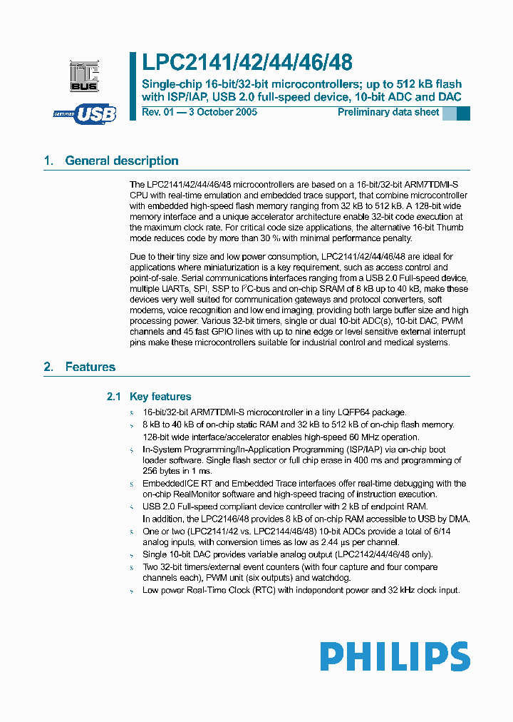 LPC2141FBD64_242184.PDF Datasheet