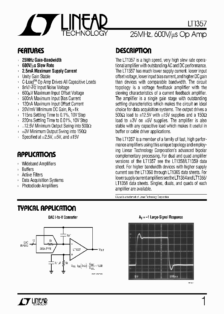 LT1357_357960.PDF Datasheet