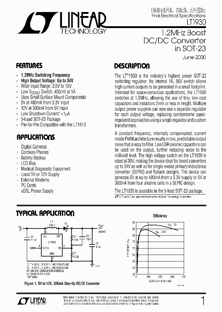LT1930_340722.PDF Datasheet