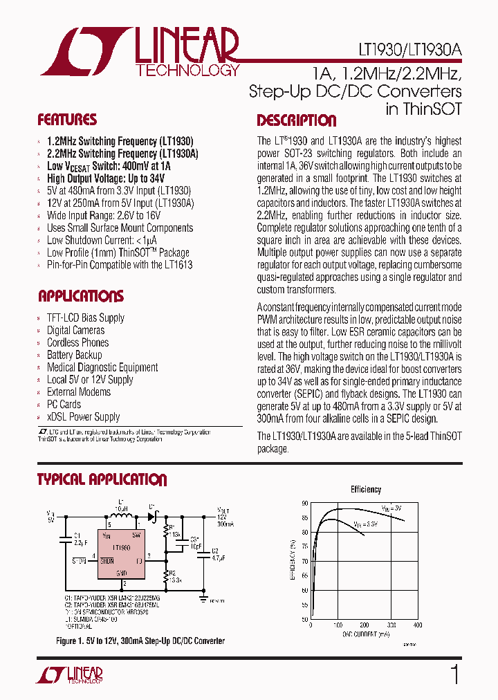 LT1930_28468.PDF Datasheet
