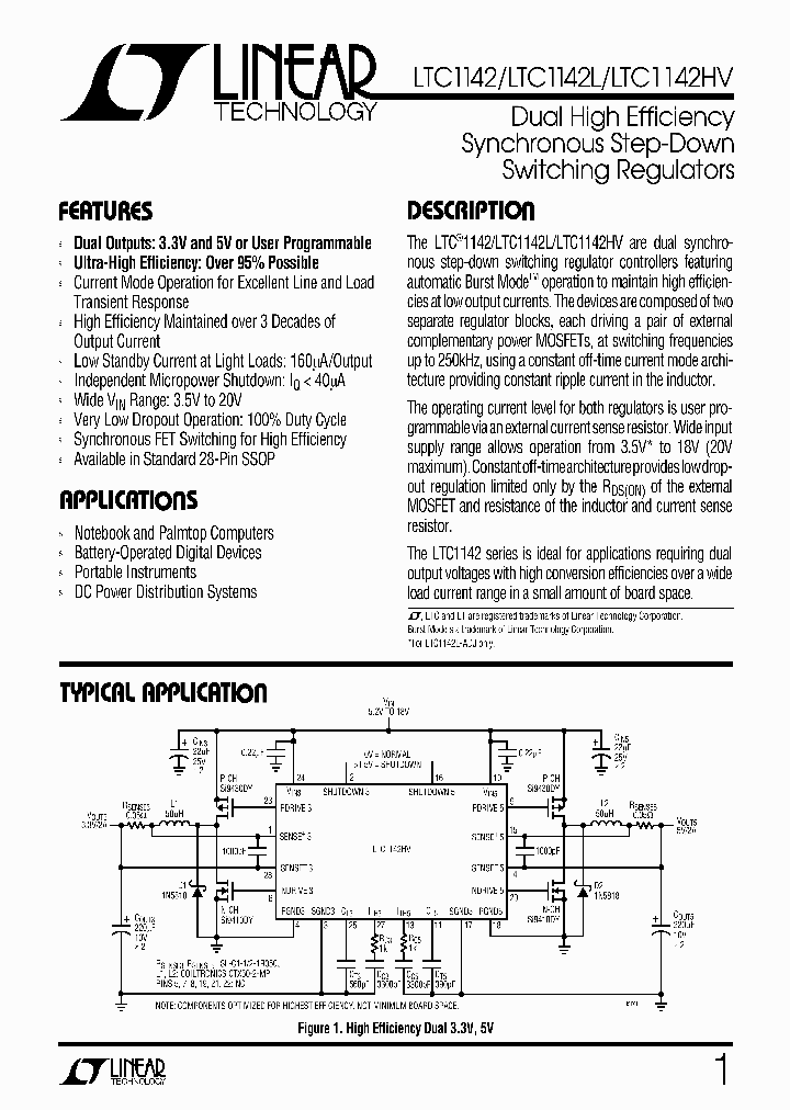 LTC1142_87046.PDF Datasheet