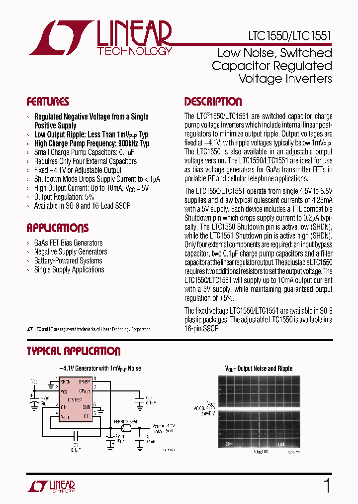 LTC1551_277287.PDF Datasheet