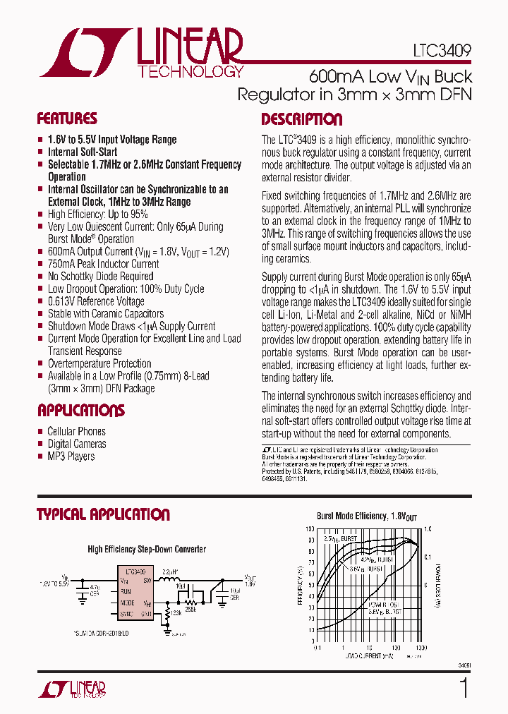 LTC3409_199910.PDF Datasheet