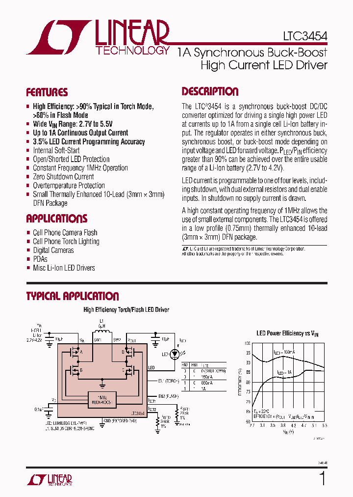 LTC3454_338933.PDF Datasheet