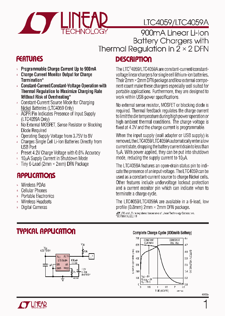 LTC4059LTC4059A_196488.PDF Datasheet