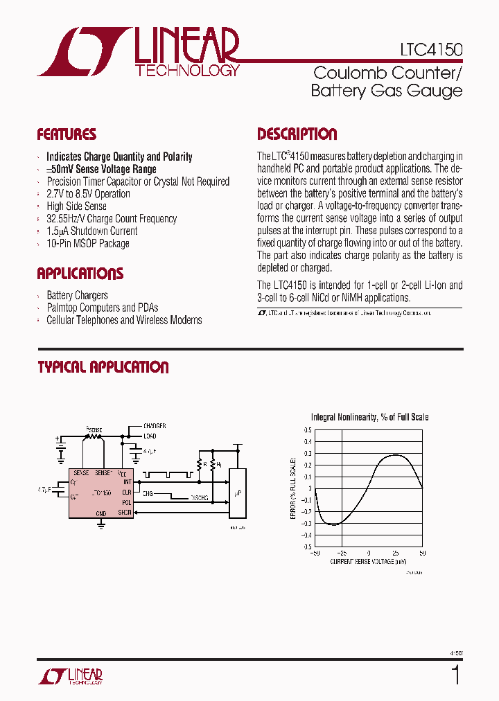 LTC4150_322509.PDF Datasheet