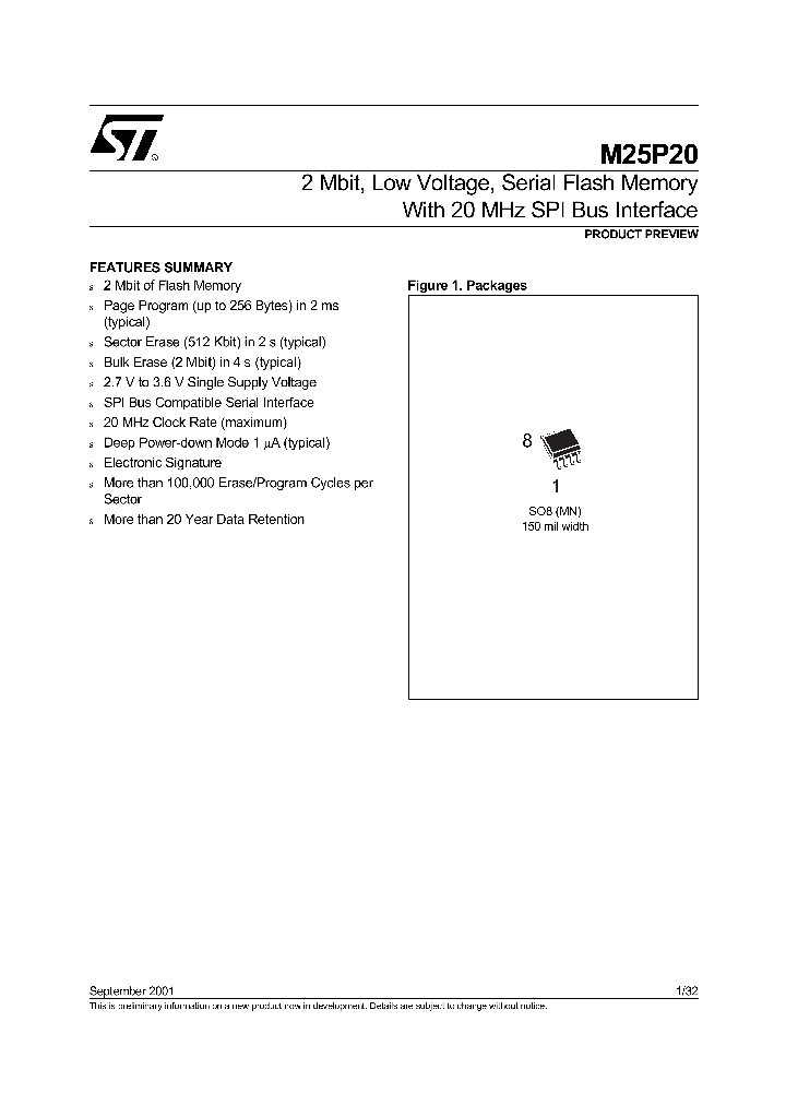 M25P20_365323.PDF Datasheet